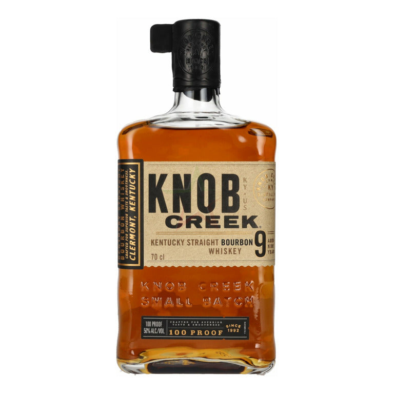 WHISKY KNOB CREEK BOURBON 70CL. 9 YAR KENTUCKY STRAIGHT BOURBON